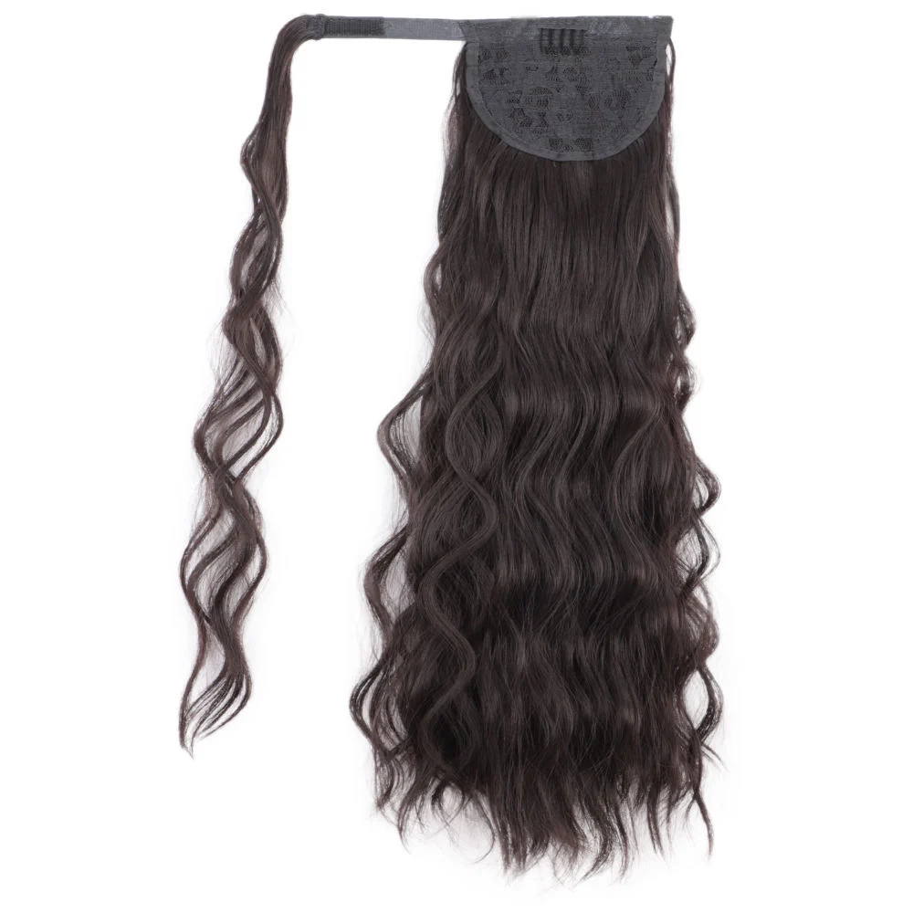 Synthetic Wrap Round Ponytail Hairpiece Long Natural Wave Extension