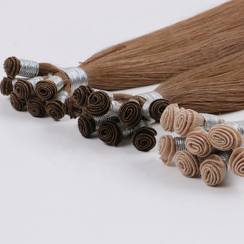 100% Cuticle Aligned One Donor Virgin Unprocessed Hair, Vendors Hand Tied Weft Hair Extension Wholesale