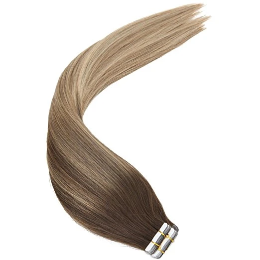 Aviva Seamless Tape in Hair Extension Virgin Hair PU Skin Weft Tape Hair Extension (AV-TP14-ML009)